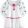 Next Kinder PEPLUM - Bluse - White Embroidered