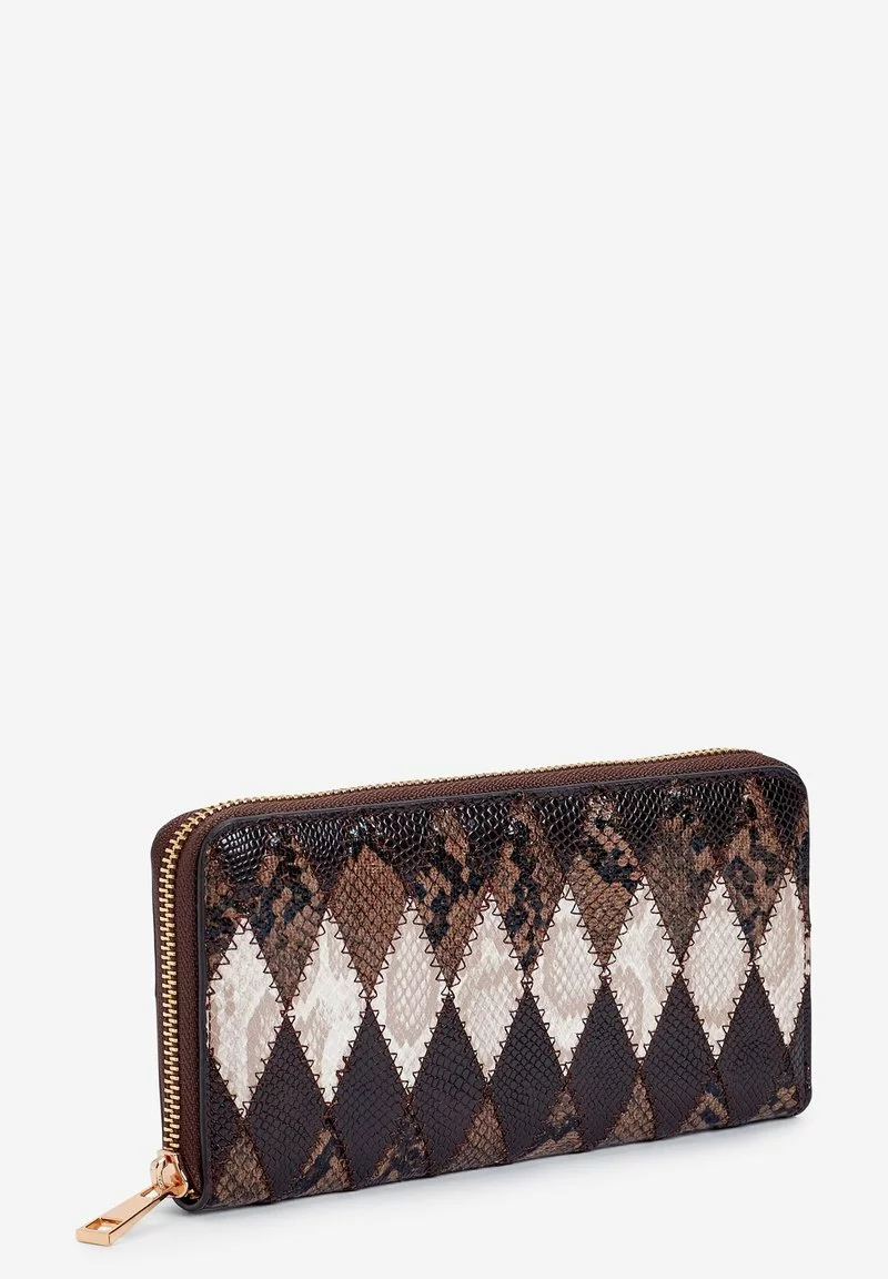 Next Damen Geldbörse - Brown Snake Print 2 Next Damen Geldbörse - Brown Snake Print – Bild 2