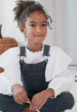 Next Latzhose - Grey | Kinder