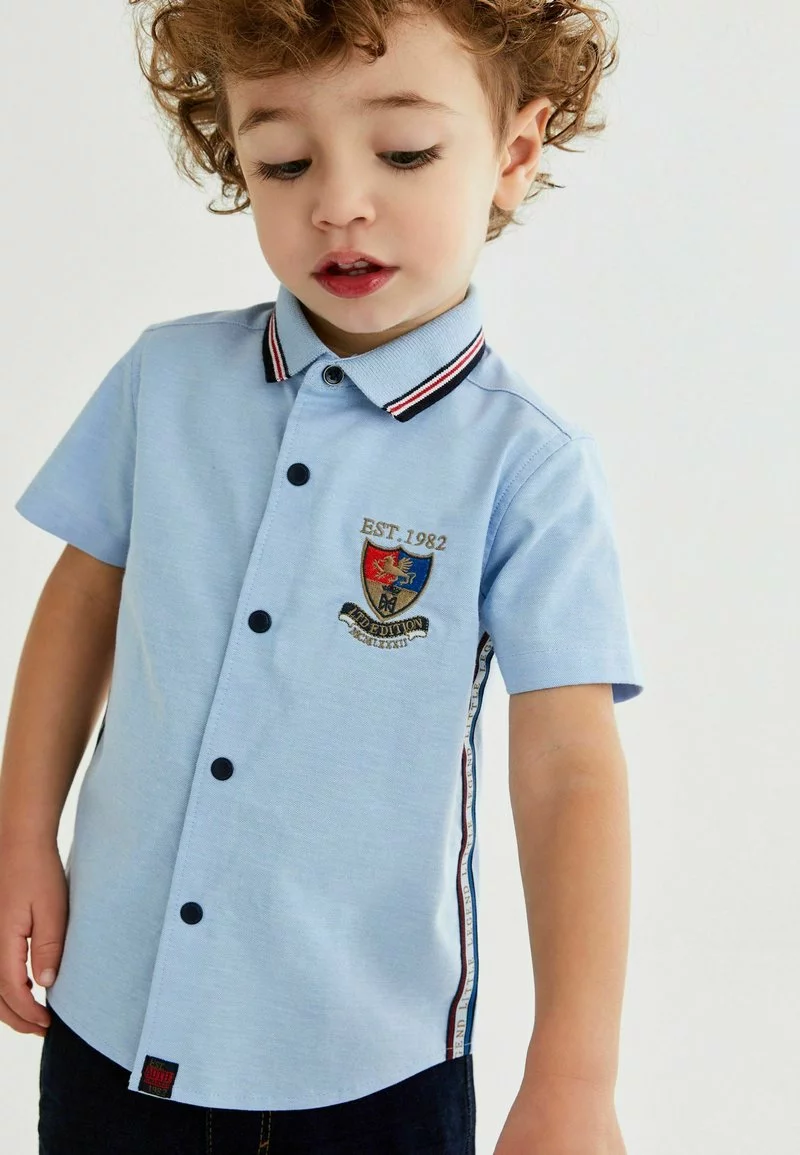 Next SHORT SLEEVE - Hemd - Blue | Kinder 1 Next SHORT SLEEVE - Hemd - Blue | Kinder
