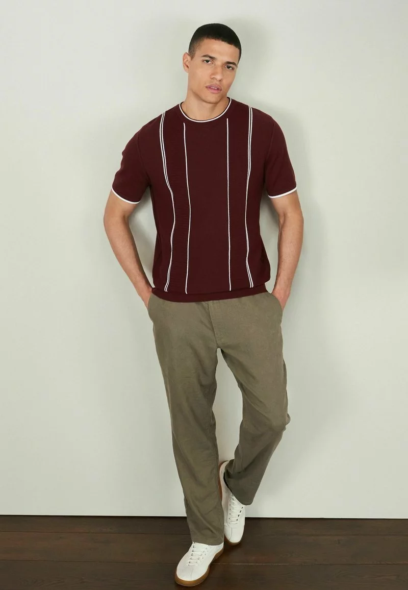 Next Herren BLEND - Chino - Khaki Green 1 Next Herren BLEND - Chino - Khaki Green