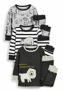 Next Kinder 3 PACK - Nachtwäsche Set - Black