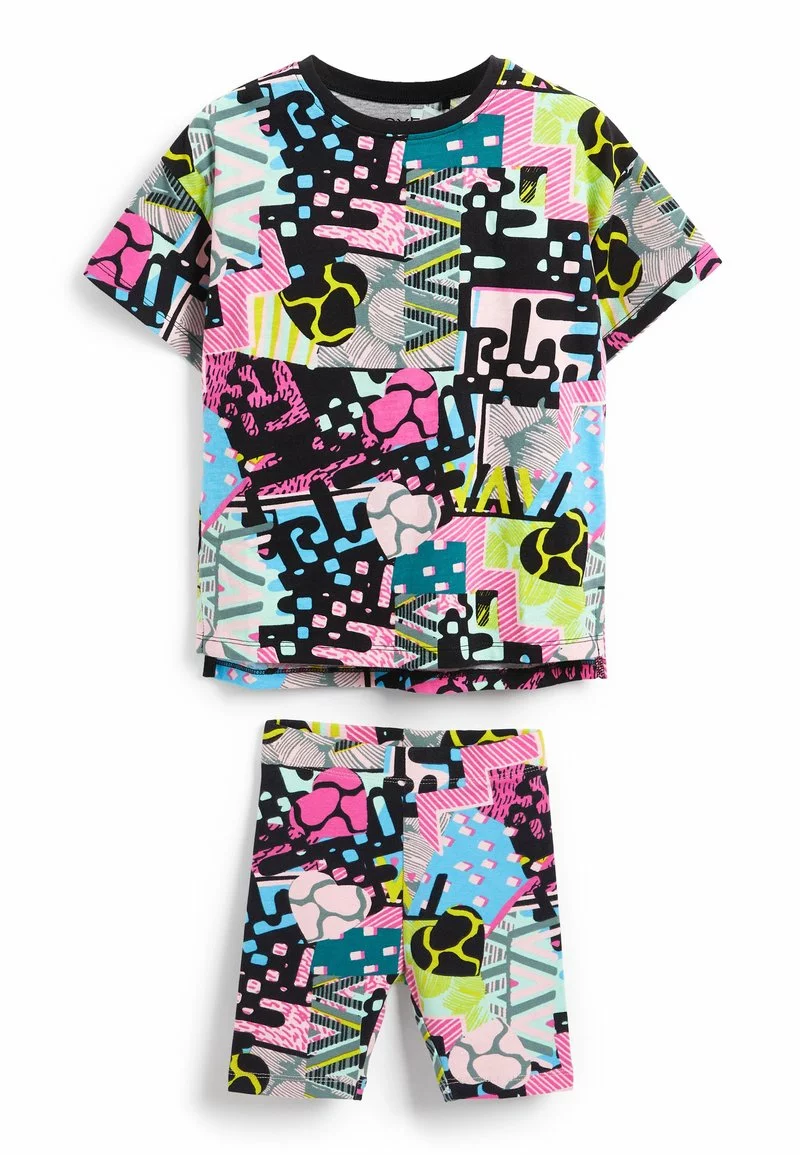 Next Kinder OVERSIZED CYCLING SET - Shorts - Pink Black 3 Next Kinder OVERSIZED CYCLING SET - Shorts - Pink Black – Bild 3