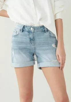Next Damen Jeans Shorts - Blue