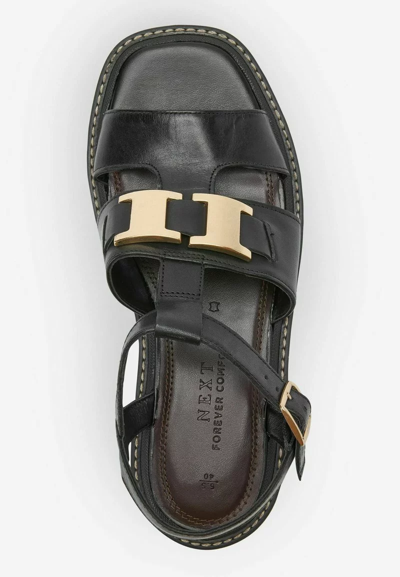 Next Damen CHUNKY SQUARE TOE - Plateausandalette - Black 3 Next Damen CHUNKY SQUARE TOE - Plateausandalette - Black – Bild 3