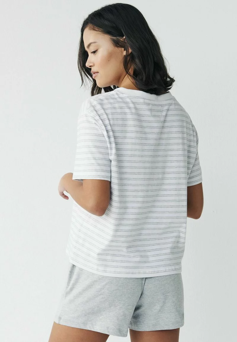 Next Damen Nachtwäsche Set - Grey Zebra 2 Next Damen Nachtwäsche Set - Grey Zebra – Bild 2