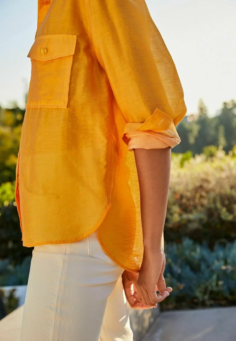 Next Damen LONG SLEEVE UTILITY - Hemdbluse - Ochre Yellow 4 Next Damen LONG SLEEVE UTILITY - Hemdbluse - Ochre Yellow – Bild 4