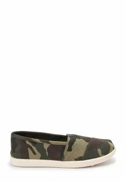 Next Kinder Slipper - Khaki Green Camo