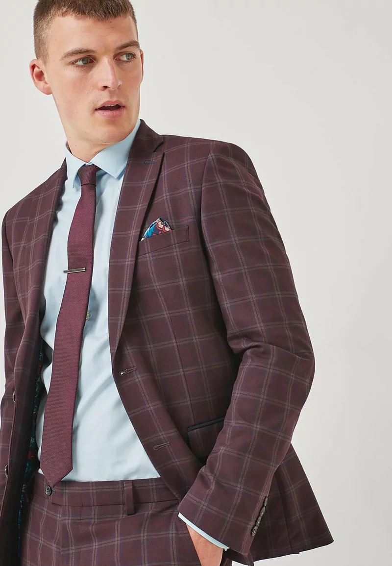 Next Herren Anzugsakko - Dark Purple 3 Next Herren Anzugsakko - Dark Purple – Bild 3