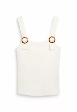 Next Damen BUCKLE STRAP - Top - Off White -Next Großes Kaufhaus 12fe045afaf9402ea749ed8dc4389ef9