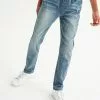 Next Kinder Jeans Straight Leg - Mottled Light Blue