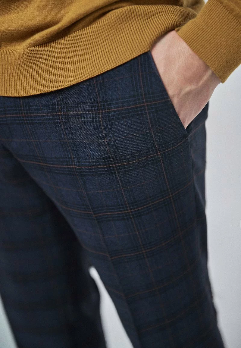 Next Herren REGULAR FIT CHECK - Chino - Blue 3 Next Herren REGULAR FIT CHECK - Chino - Blue – Bild 3