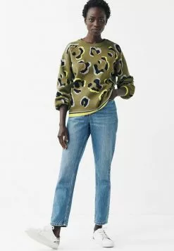 Next Damen Strickpullover - Khaki