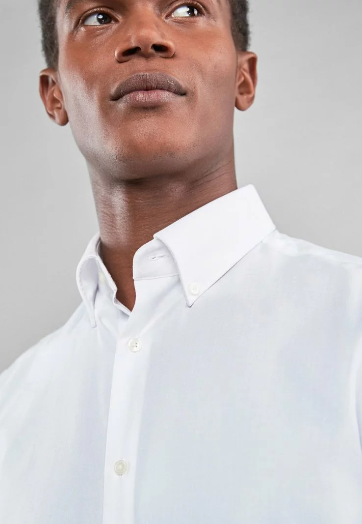 Next Herren TOFFEE SLIM FIT OXFORD - Hemd - White 3 Next Herren TOFFEE SLIM FIT OXFORD - Hemd - White – Bild 3