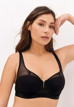 Next Damen TEXTURED LIGHT - Balconette BH - Black