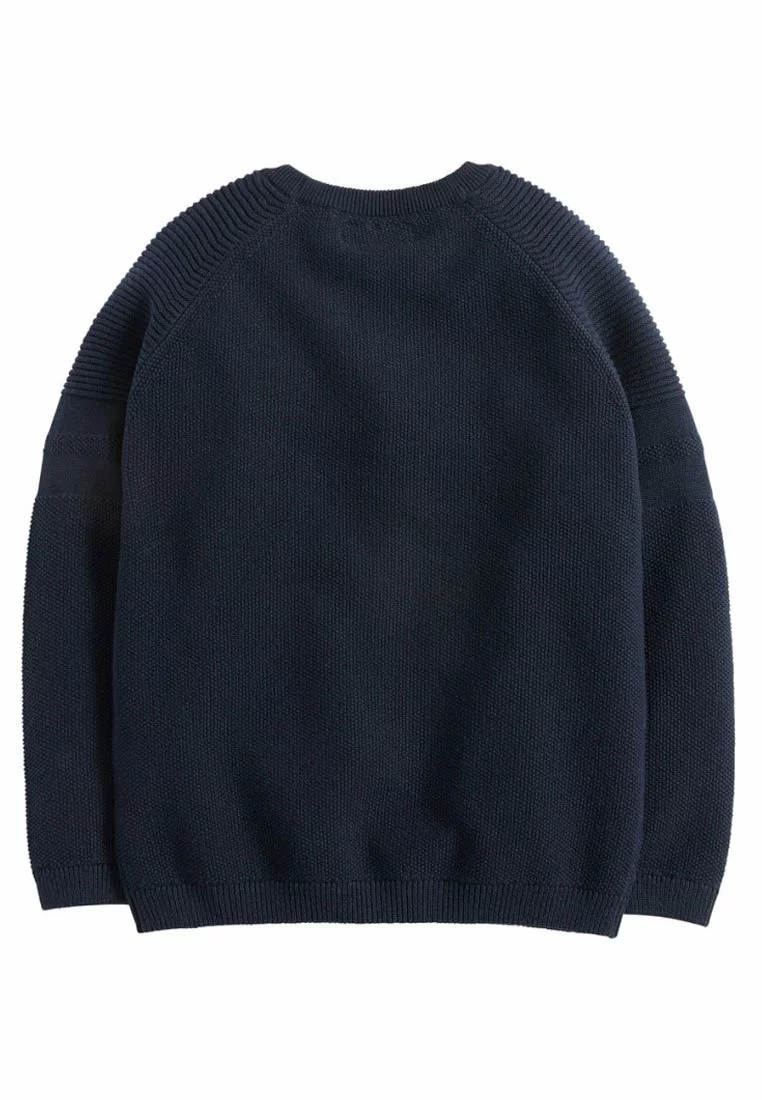 Next Unisex Strickpullover - Navy 2 Next Unisex Strickpullover - Navy – Bild 2