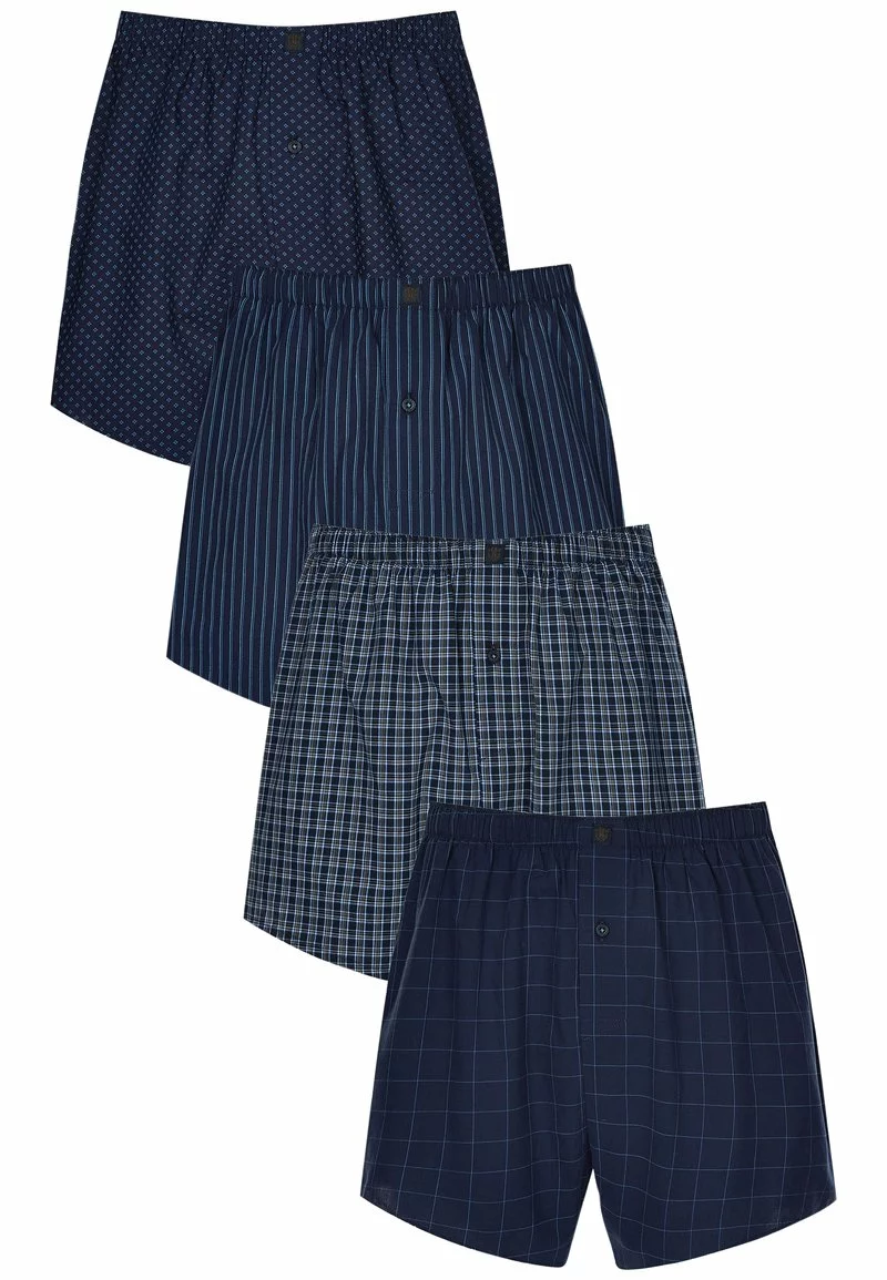Next Herren FOUR PACK - Boxershorts - Dark Blue 1 Next Herren FOUR PACK - Boxershorts - Dark Blue