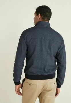 Next Herren TEXTURED HARRINGTON - Leichte Jacke - Blue -Next Großes Kaufhaus 15433e45c2624db190238e8127e0ec6f