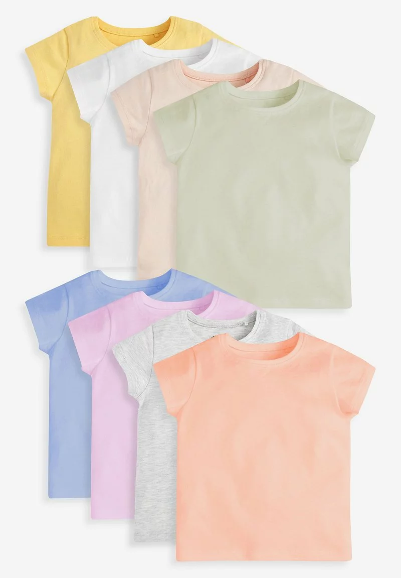 Next Kinder 8 PACK - T-Shirt Basic - Multi Coloured 1 Next Kinder 8 PACK - T-Shirt Basic - Multi Coloured