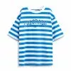 Next Kinder STRIPE COLORADO EMBROIDERY - T-Shirt Print - Blue White