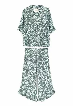 Next Damen SET - Nachtwäsche Set - Green