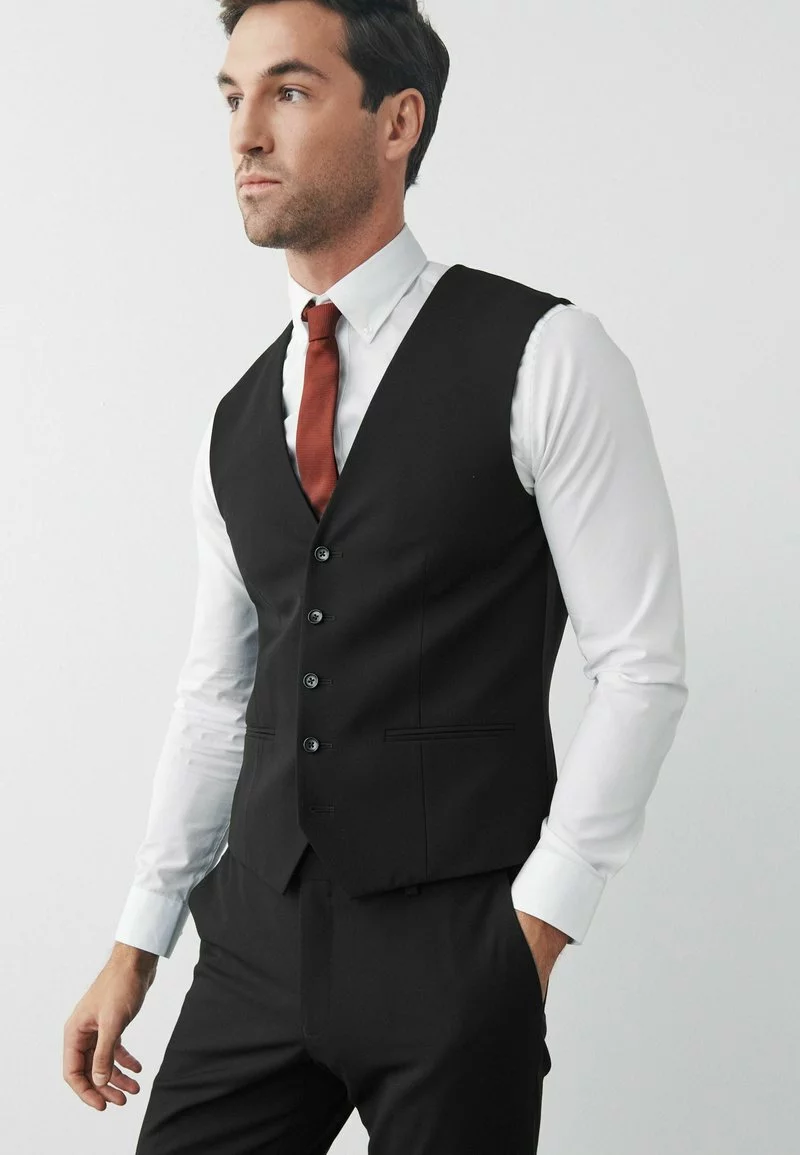 Next Herren MOTION FLEX - Anzugweste - Black 1 Next Herren MOTION FLEX - Anzugweste - Black