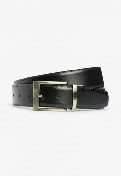 Next Herren TAN/BLACK SIGNATURE ITALIAN LEATHER REVERSIBLE BELT - Gürtel - Black
