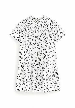 Next Kinder SLEEVE - Freizeitkleid - White Black Print -Next Großes Kaufhaus 1838fed8889e47b2a1ee7978bea0b474
