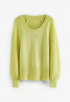 Next VOOP NECK - Strickpullover - Green | Damen -Next Großes Kaufhaus 19bb54eb00984e9ba1d0ae282f01109a