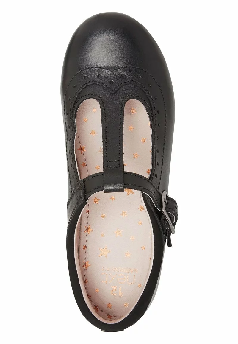 Next Kinder BLACK T-BAR LEATHER SHOES (OLDER) - Slipper - Black 3 Next Kinder BLACK T-BAR LEATHER SHOES (OLDER) - Slipper - Black – Bild 3