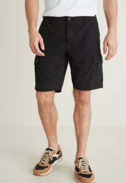 Next PREMIUM LAUNDERED - Shorts - Black | Herren