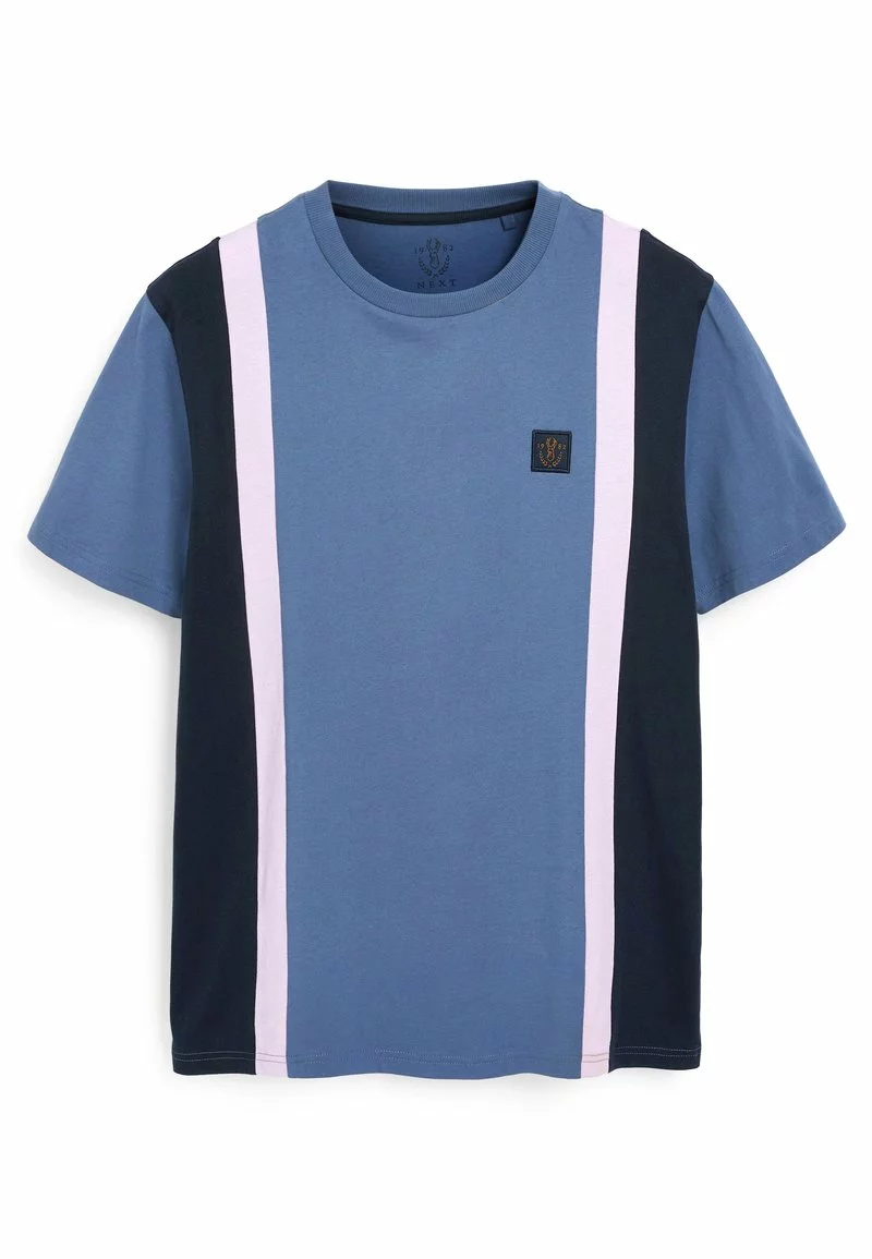 Next Herren BLOCKED - T-Shirt Print - Denim Blue Purple 5 Next Herren BLOCKED - T-Shirt Print - Denim Blue Purple – Bild 5
