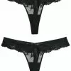 Next Damen 2 PACK - String - Black