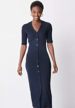 Next Damen SHORT SLEEVE - Etuikleid - Navy Blue