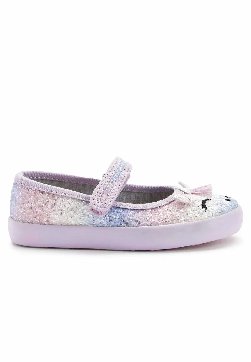 Next Kinder MARY JANE - Riemchenballerina - Purple Gliiter Unicorn 1 Next Kinder MARY JANE - Riemchenballerina - Purple Gliiter Unicorn