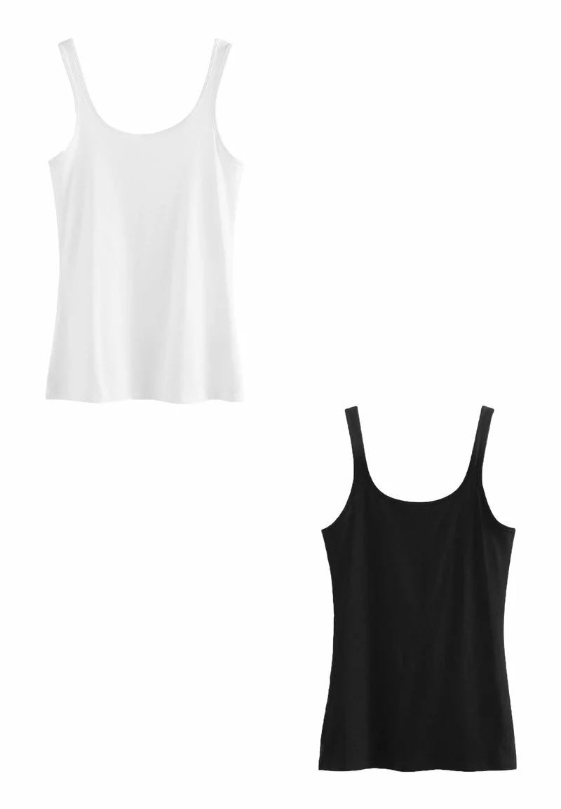 Next Damen 2 PACK - Unterhemd/-shirt - Black 1 Next Damen 2 PACK - Unterhemd/-shirt - Black