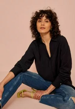 Next Damen LONG SLEEVE - Bluse - Navy Blue -Next Großes Kaufhaus 1d4512a95bdb4f73a4734f4b58ece8e4