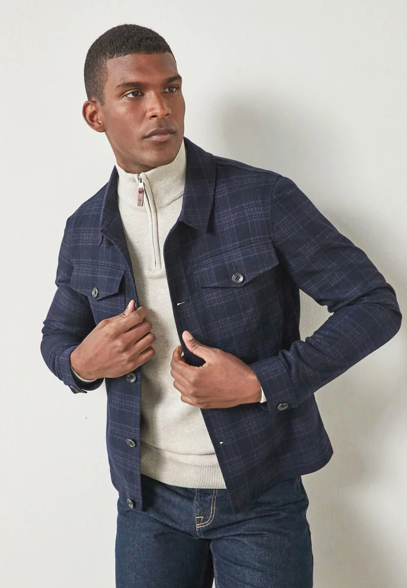 Next Herren Leichte Jacke - Dark Blue 1 Next Herren Leichte Jacke - Dark Blue