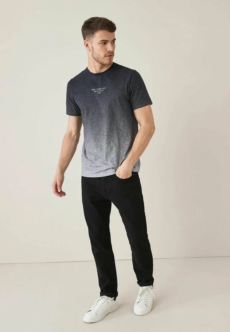 Next Herren T-Shirt Print - Black 2 Next Herren T-Shirt Print - Black – Bild 2