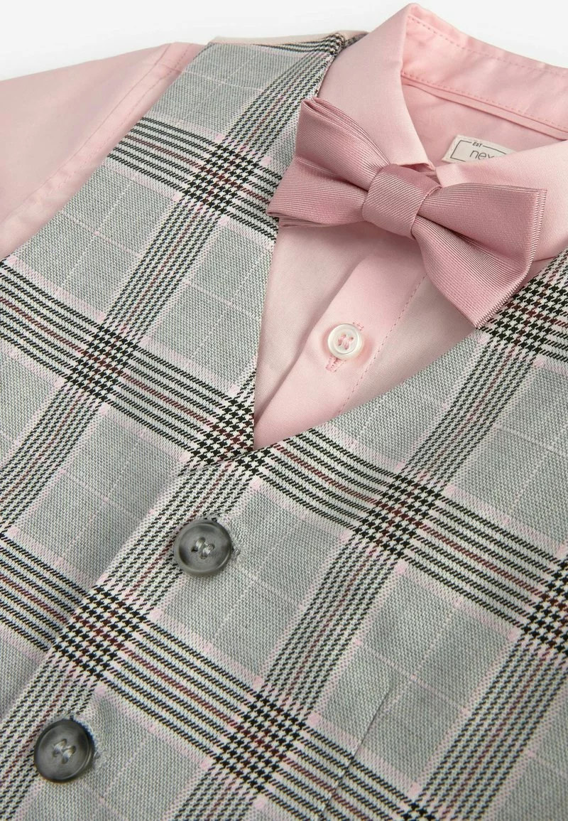 Next Kinder Anzugweste - Grey, Pink 4 Next Kinder Anzugweste - Grey, Pink – Bild 4