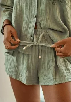 Next Damen SET - Nachtwäsche Set - Green