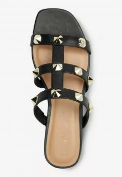 Next Damen SIGNATURE STUDDED - Pantolette Flach - Black -Next Großes Kaufhaus 200aa849804142b2b07e18d91982bb16