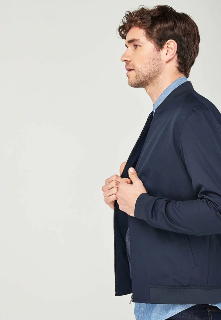 Next Herren Bomberjacke - Blue 7 Next Herren Bomberjacke - Blue – Bild 7