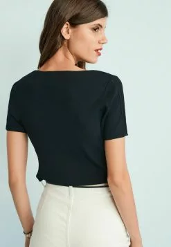 Next Damen SQUARE NECK - T-Shirt Basic - Navy Blue -Next Großes Kaufhaus 206e397361254042bd5eee53a21275ec