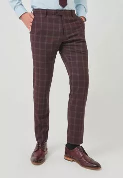 Next Herren Stoffhose - Dark Purple