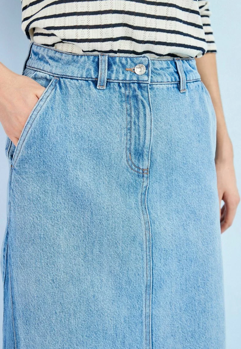 Next Damen A-Linien-Rock - Mid Blue Patchwork 4 Next Damen A-Linien-Rock - Mid Blue Patchwork – Bild 4