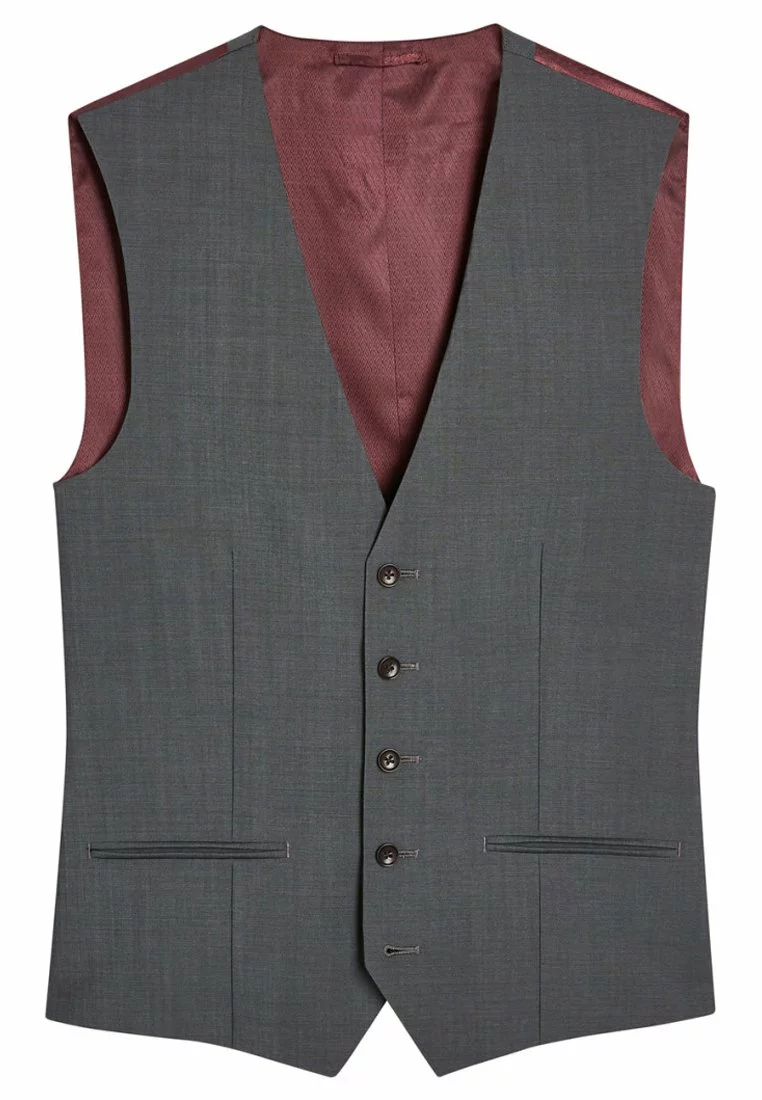 Next Herren SIGNATURE PLAIN SUIT: WAISTCOAT - Anzugweste - Light Grey 5 Next Herren SIGNATURE PLAIN SUIT: WAISTCOAT - Anzugweste - Light Grey – Bild 5