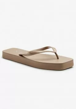 Next Damen ELEVATED - Zehentrenner - Camel
