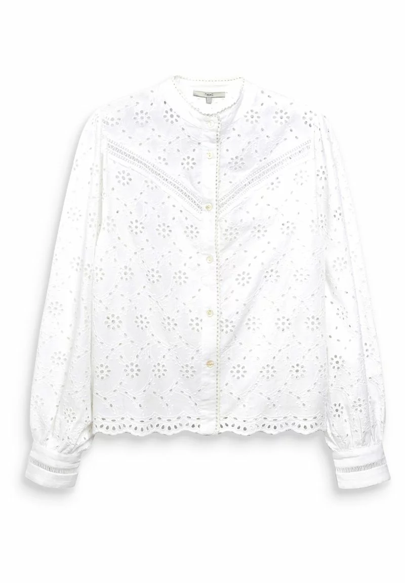Next Damen LONG SLEEVE - Hemdbluse - White 5 Next Damen LONG SLEEVE - Hemdbluse - White – Bild 5