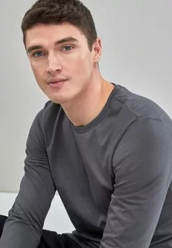 Next Herren Langarmshirt - Dark Grey 6 Next Herren Langarmshirt - Dark Grey -Next Großes Kaufhaus 248adfb9d2264289a3836c0215158ec0